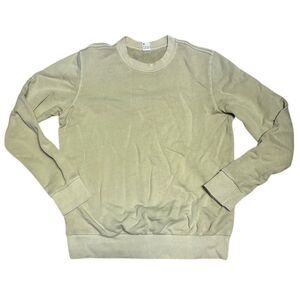 Vintage Reebok Men's Crewneck Sweatshirt Medium Light Green Long Sleeve Casual